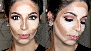 How to Cream Contour amp Highlight Drugstore Products [upl. by Sigismund]