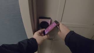 Real life experience using Marriott mobile app to unlock door in Marriott Hotel [upl. by Ariel]