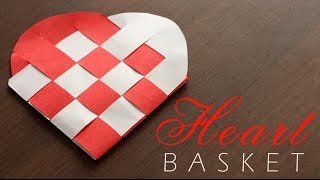 DIY  Heart Basket [upl. by Eiznikam751]