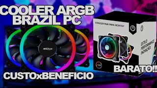 DICA 4 COOLER ARGB BARATO 100 REAIS WORLDPCWPCBRAZILPC [upl. by Ecilahs]