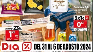 SUPER DIA  OFERTAS Supermercado DIA  Folleto DIA 31 DE JULIO 2024 [upl. by Ebert]