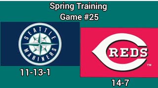 3212024 Seattle Mariners vs Cincinnati Reds seattlemariners mlb springtraining highlights [upl. by Lander]