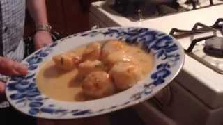 Coquille St Jacques Deep Sea Scallop French Cuisine by Chef Uldis [upl. by Ymor293]