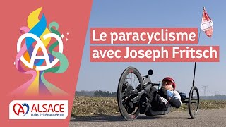 Le paracyclisme avec Joseph Fritsch [upl. by Hgielrebma]