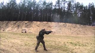 AK full auto z kompensatorem Cerber KPOAK  Borys w akcji [upl. by Alika292]