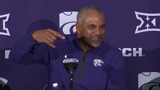 Jerome Tang press conference following Kansas State win over Mississippi Valley State [upl. by Adnohsar382]