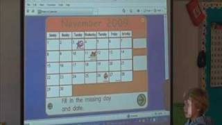 Morning Meeting using the SMART Board Part 1 [upl. by Ellen]