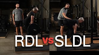 How To Romanian Deadlift vs Straight Leg Deadlift [upl. by Elawalo467]