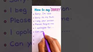 Stop Saying ‘I m Sorry’ english learnenglishfree englishconversation apology sorry grammar [upl. by Oihsoy]