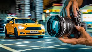 POV Street Photography DAY to NIGHT in London with SONY 85mm GM F14  Review [upl. by Edlyn]