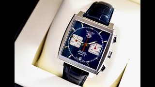 Tag Heuer Monaco CAW2111FC6183  Unboxing [upl. by Aelat]