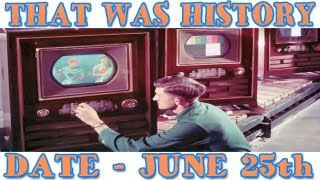 Today In History A First In Color Television [upl. by Binah]