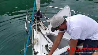 Beneteau Oceanis 45  quotFresh Emotionquot  Checkin procedure  Ultra Sailing Croatia [upl. by Kordula24]