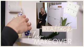 UPCYCLING FLUR MAKEOVER  IKEA HACK  HEMNES Schuhschrank  DIY [upl. by Suhploda299]