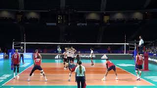 USA Volleyball Ben Patch in USA  Japan Volleyball [upl. by Nyrmak]