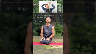 Does yoga practice helps in increasing the height shorts yoga youtubeshorts [upl. by Treblah658]