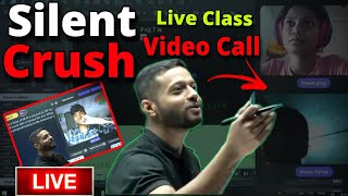 Live Class Silent Crush Video Call 😲  Rajwant Sir OP  Rajwant Sir Comedy  Physicswallah [upl. by Enyaj]