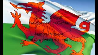 Welsh National Anthem  quotHen Wlad Fy Nhadauquot CYEN [upl. by Akirej]