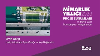 Türkiye Mimarlık Yıllığı 2023 Panelleri Haliç Köprüaltı Spor Odağı ve Kıyı Bağlantısı [upl. by Hplodnar]