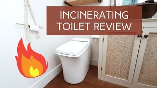 Incinerating Toilet How it Works amp My Review [upl. by Nnairol]