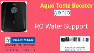 Blue star Genia RO  UV With Aqua Taste Booster  RO Water Support [upl. by Ottilie352]