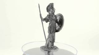 Greek goddess Athena metal sculpture Collection miniature Tin toy soldier figurine [upl. by Alvis]