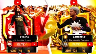 TYCENO VS LAMONSTA BEST OF 5 SERIES BEST PLAYSHARP VS BEST SHOTCREATOR NBA2K19LAMONSTA POV [upl. by Schuler]