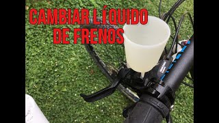 cambiar líquido de frenos bicicleta shimano [upl. by Vitek]