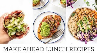 MEAL PREP LUNCH amp DINNER RECIPES  Easy Make Ahead Meals [upl. by Jordain]