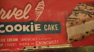 Food Review 152 Carvel Ice Cream Cookie Cake [upl. by Gitt174]