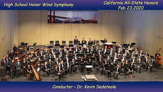 2020  CASMEC California AllState High School Honor Wind Symphonys Concert [upl. by Sweyn]