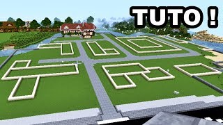 MINECRAFT  COMMENT FAIRE UNE VILLE  TUTO [upl. by Weihs]