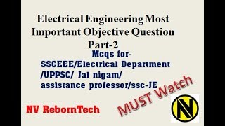 Electrical Most Important Objective QuestionMCQs ExplanationTricksTips 2018 part2 [upl. by Katleen]