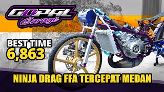 NINJA DRAG BIKE FFA MEDAN GOPAL GARAGE [upl. by Ativak]