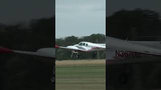 Beechcraft B50TwinBonanza takeoff beechcraft aviation airshow takeoff [upl. by Asillim422]