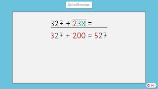 Schrittweise  Halbschriftliche Addition mit Stellenwertkarten  Klasse 3 [upl. by Burn]