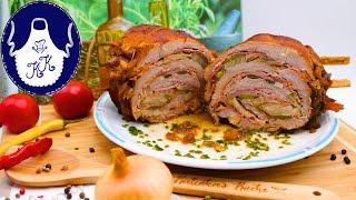 Rollbraten wie eine riesige Roulade zart amp saftig [upl. by Rozanna640]