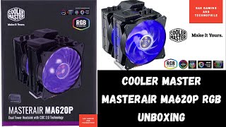 Cooler Master MasterAir MA620P RGB Unboxing and Review [upl. by Eliathan]