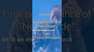 New Divide final performance Chester Bennington 2017 he was exhausted linkinpark lpsoldier [upl. by Ahsenik]