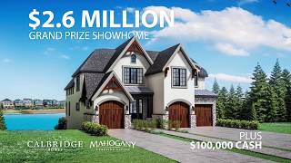 Foothills Hospital Home Lottery 2019  26M MAHOGANY GRAND PRIZE SHOWHOME [upl. by Ahsienot]