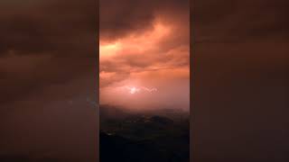 The Drakensberg  Thunderstorm from a cave camping nature hiking mountains solohiking [upl. by Annoiek]