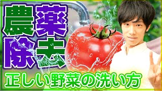 野菜・果物についてる農薬を落とす方法３つ [upl. by Joanne]