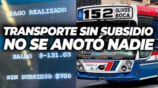 RENUNCIA A LOS SUBSIDIOS DE TRANSPORTE SIN INSCRIPTOS [upl. by Ubana360]