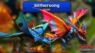 Unlock Rare Dragon Slithersong Max Level 180 Titan  Dragons  Rise of Berk [upl. by Alesiram]