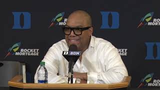 Quentin Hillsman Postgame Press Conference at Duke [upl. by Kuhn404]