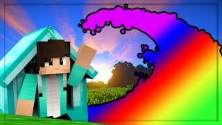 TŘI OBROVSKÉ DOMY VS ŠÍLENÁ DUHOVÁ TSUNAMI 🌊🌈 w Attack Kuky  MINECRAFT TSUNAMI CHALLENGE [upl. by Ityak712]