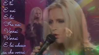 pensiero stupendo LIVE con testo patty pravo [upl. by Bucky]