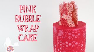 Pink Bubble Wrap Cake [upl. by Duston]