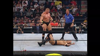 The Rock vs Brock Lesnar – WWE Undisputed Championship Match SummerSlam 2002 [upl. by Kado98]