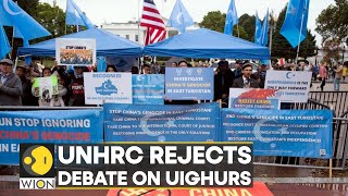 UNHRC quashes debate on Chinas Uighurs 11 abstain from voting  Latest World News  WION [upl. by Asaert]